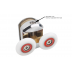 Shower Door Roller - Double Top - DR01
